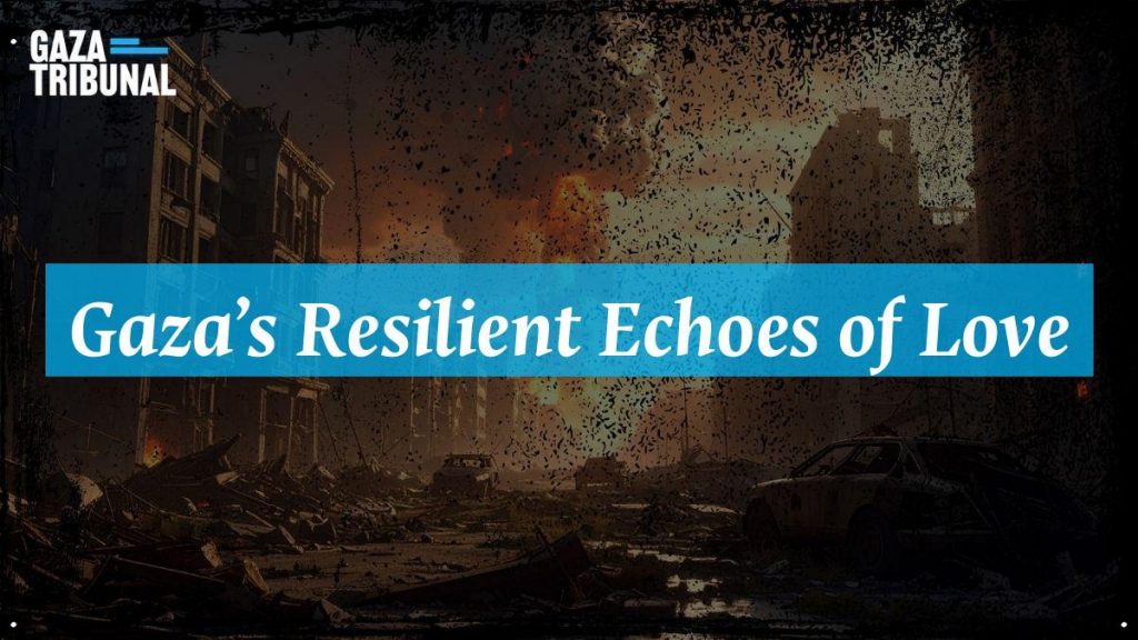 A woman stands strong amidst the ruins of her hometown, symbolizing resilience and hope.