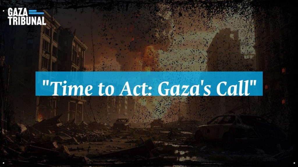 A powerful demonstration advocating for peace in Gaza amid ongoing conflict.