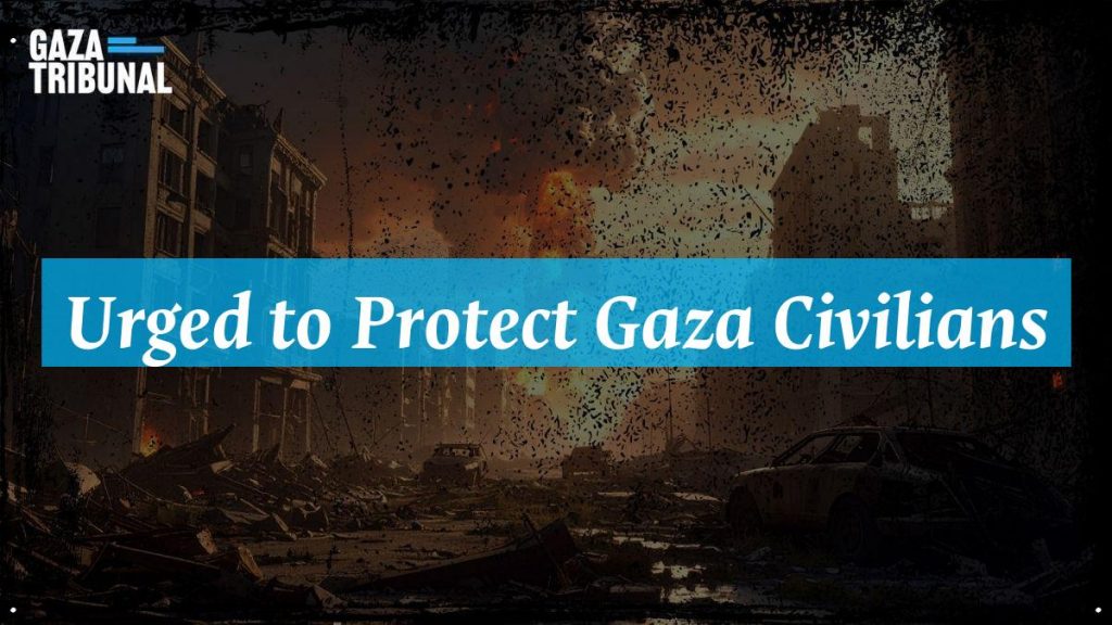Human rights advocates gather at a press conference, emphasizing the need for intervention in Gaza.