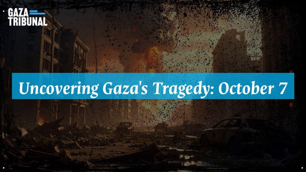 A view of destruction in Gaza following recent conflicts.
