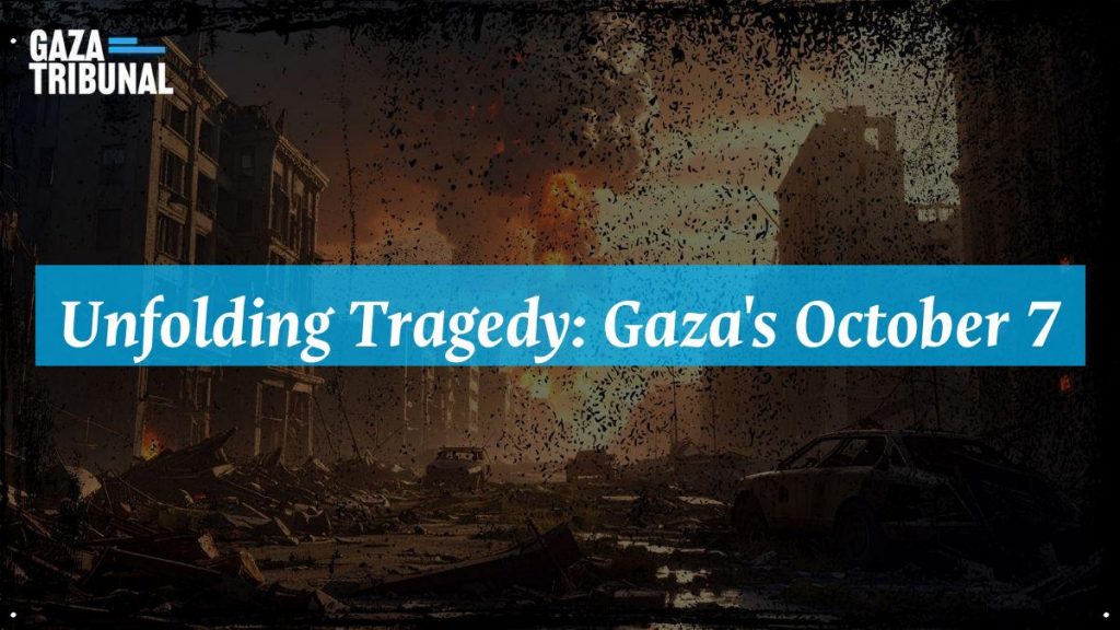 A mournful scene reflects the grief in Gaza following the loss of a journalist on October 7.