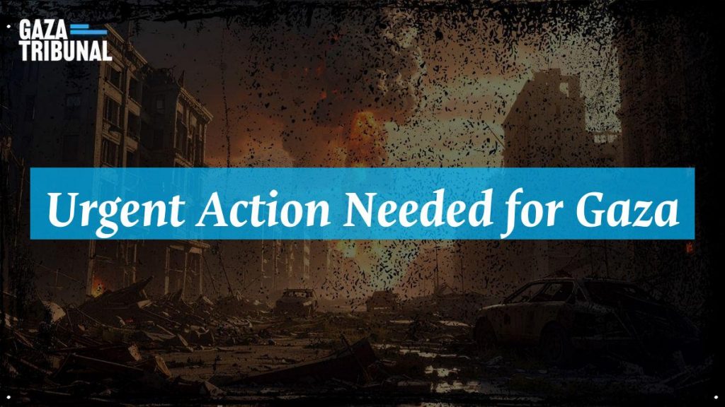 Global leaders discuss urgent measures to address the crisis in Gaza.