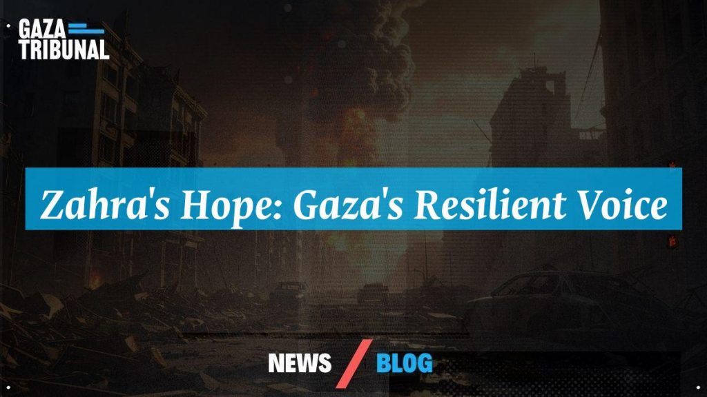 Zahra Al-Rantisi shares her story of resilience against the backdrop of Gaza's conflict.